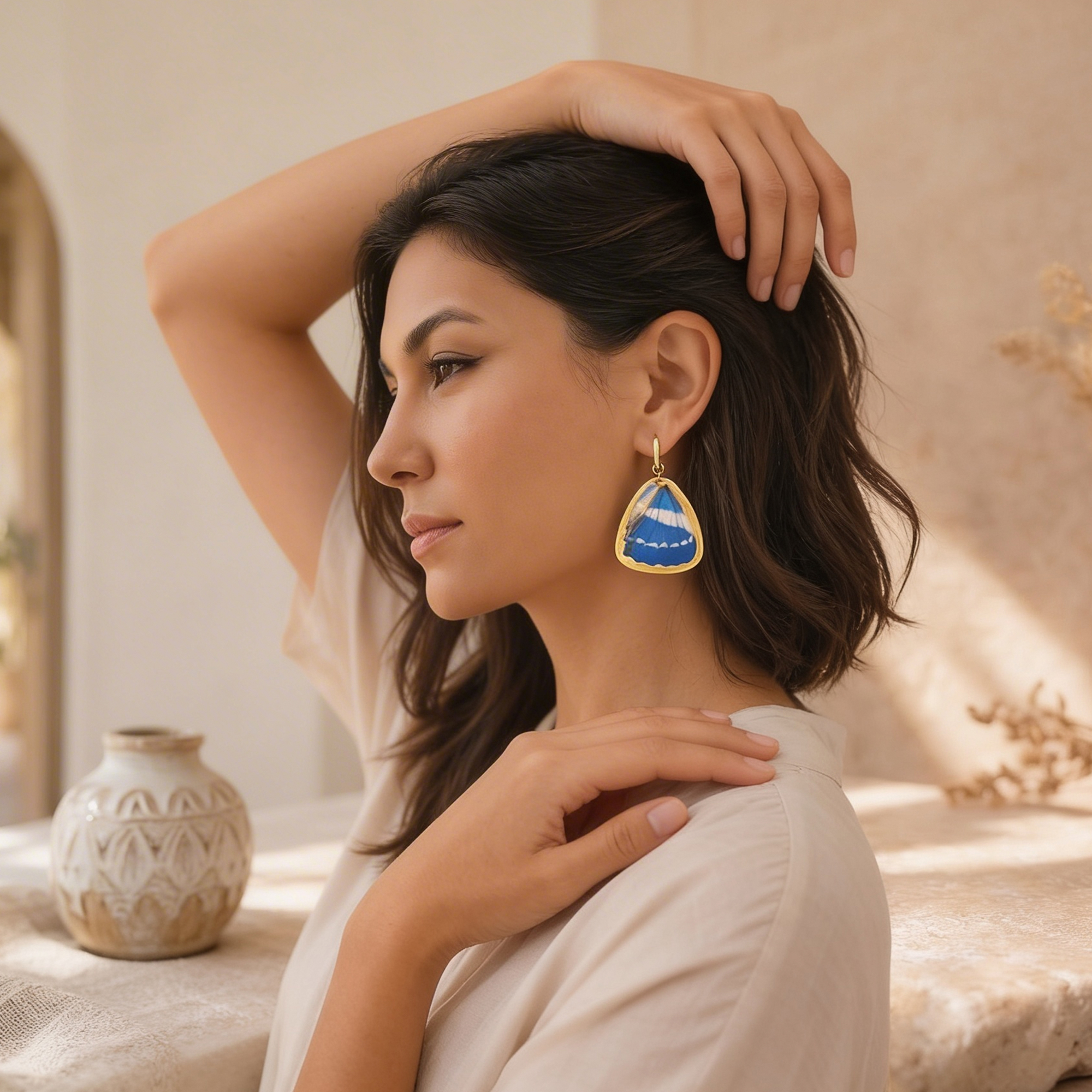 Pendientes Cielo Morpho